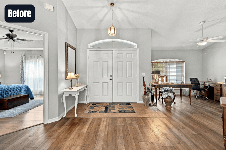 Before and After - Foyer